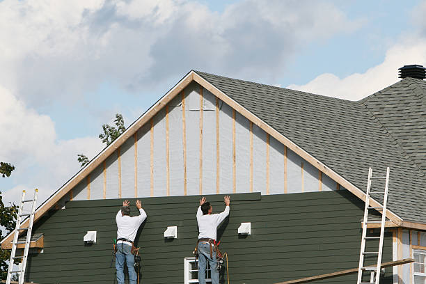 Professional Emergency Siding Repair technician working in Northpoint, PA